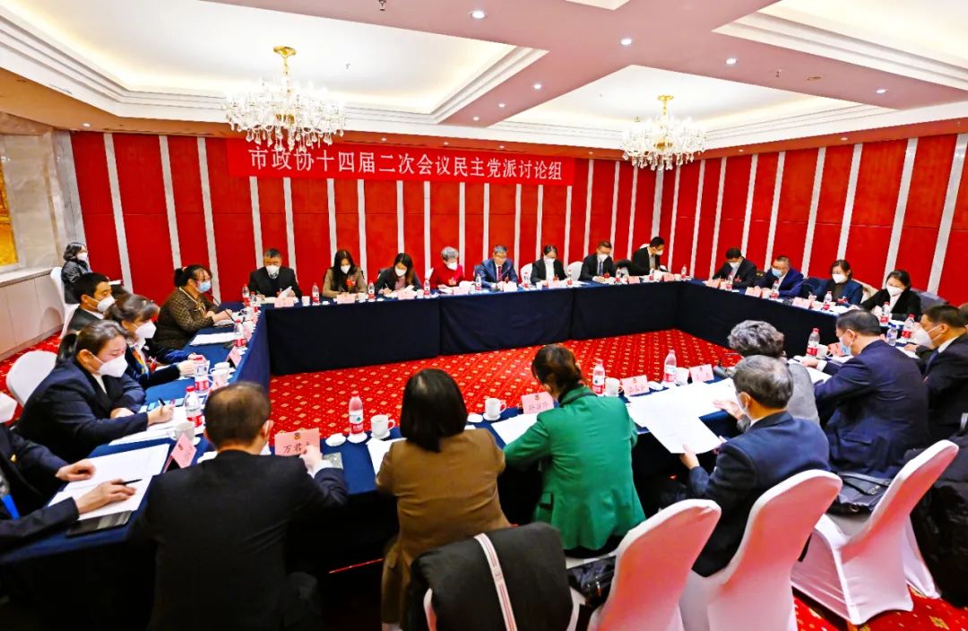 政协委员分组审议市政协常委会工作报告和提案工作报告