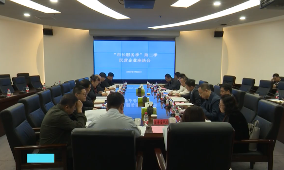 “市长服务季”第二季民营企业座谈会召开