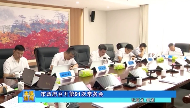 市政府召开第91次常务会
