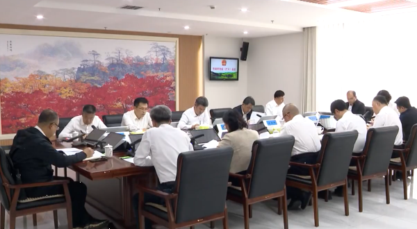 市政府党组（扩大）会议召开