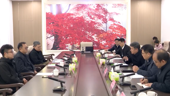 孙付春会见大连博涛文化科技集团股份有限公司董事长肖迪