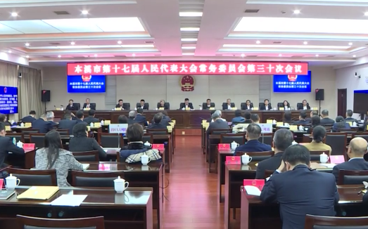市十七届人大常委会举行第三十次会议