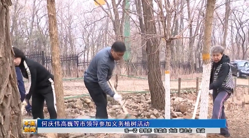 何庆伟高巍等市领导参加义务植树活动